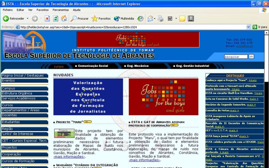 Escola Superior de Tecnologia de Abrantes 2002